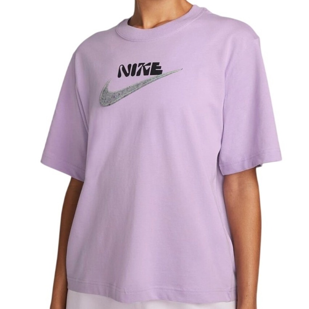 Nike Sportswear T-Shirt Women's Purple Sports Workout Athletic Small